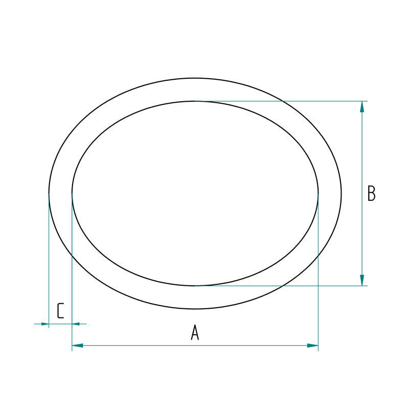 Elips ritningsmall – planpackningar – från vendor-unknown